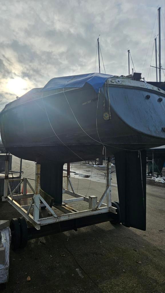 Zeilboot Kievit 27 Casco - Project, Watersport en Boten, Bootonderdelen, Gebruikt, Zeilboot, Ophalen of Verzenden