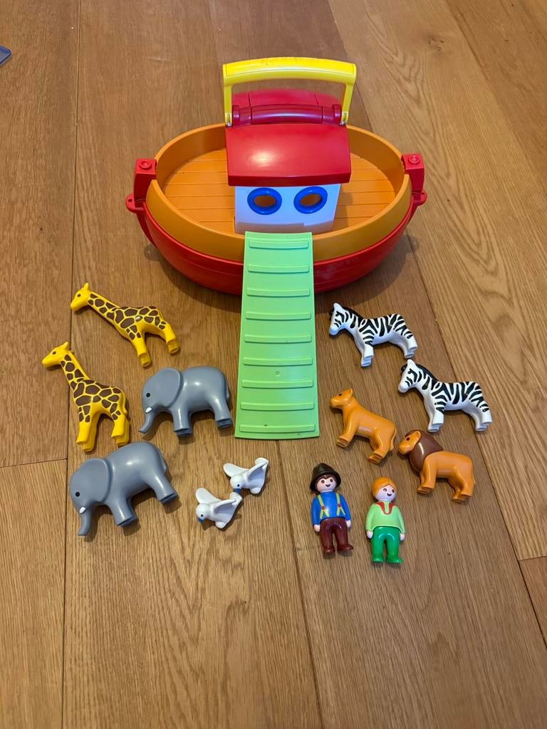 Playmobil 123 Ark van Noach, Kinderen en Baby's, Speelgoed | Playmobil, Ophalen, Zo goed als nieuw, Complete set