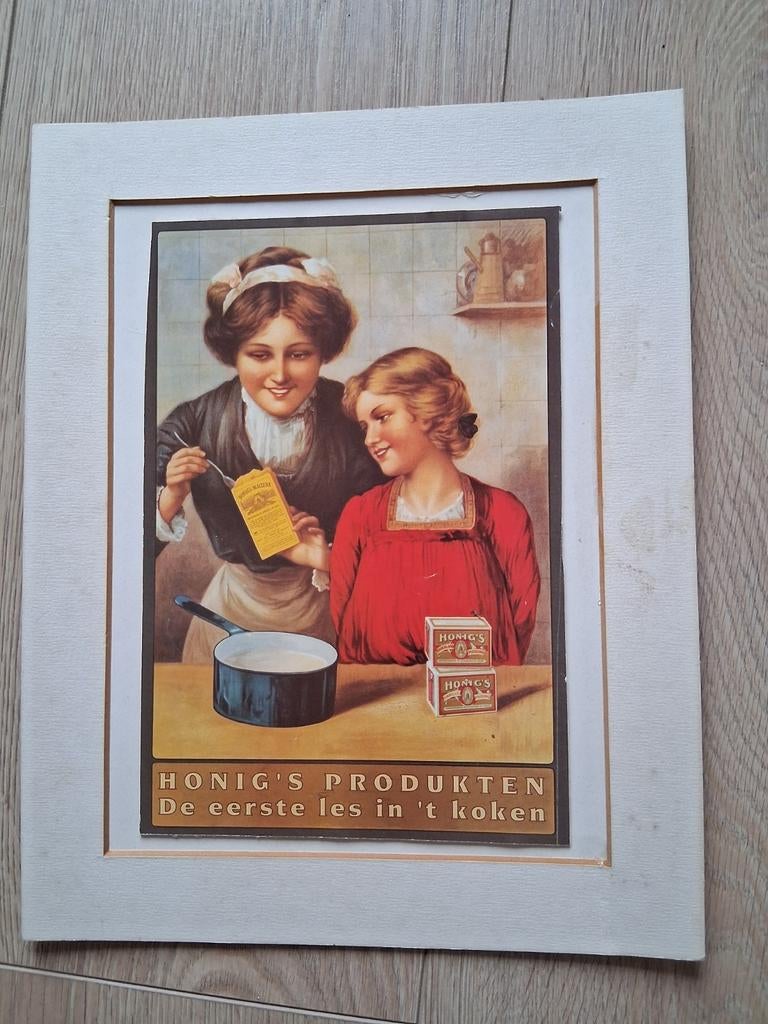 Honig's producten, Verzamelen, Merken en Reclamevoorwerpen, Ophalen of Verzenden, Reclamebord