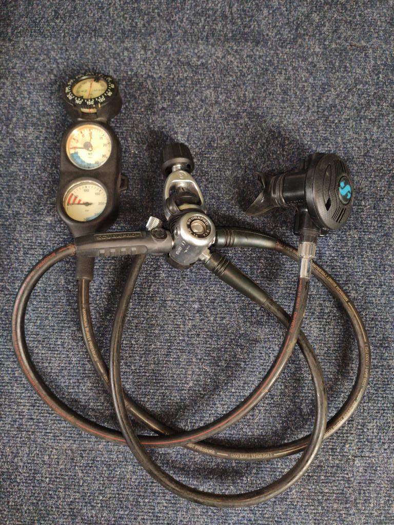 Scubapro eerste en tweede trap ademautomaat, console, Ophalen of Verzenden, Gebruikt, Overige typen