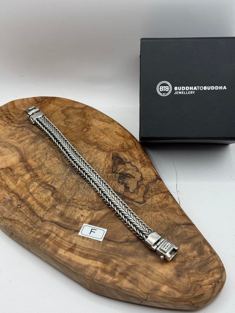 “ELLEN MEDIUM” buddha to buddha 22,5cm• Maat: F “GEPOLIJST”, Ophalen of Verzenden, Zo goed als nieuw, Zilver, Zilver