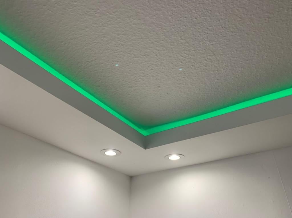 Koof aan het plavond op maat met ledverlichting., Ophalen of Verzenden, Nieuw, Metaal of Aluminium