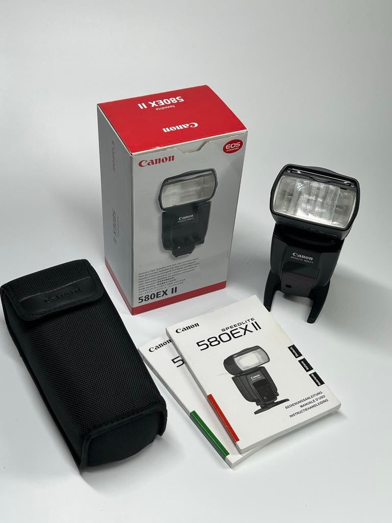 Canon 580EX II Speedlite + bounce - Nieuwstaat, Audio, Tv en Foto, Fotografie | Flitsers, Ophalen of Verzenden, Zo goed als nieuw