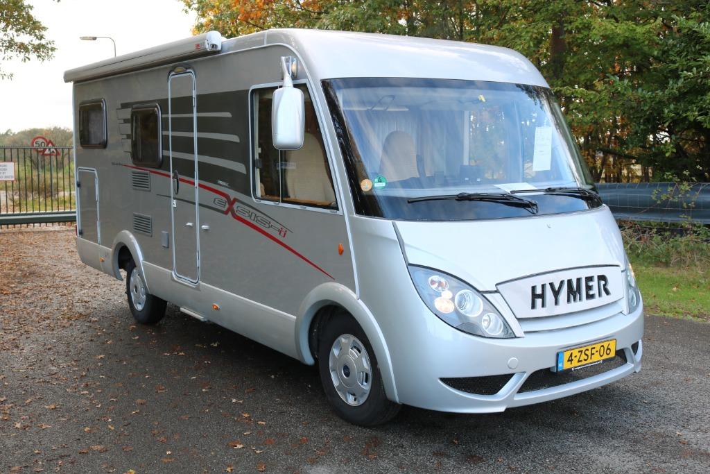 Hymer Exsis 562 Silverline lengtebedden+Hefbed 4 persoons, Standaard zit, Ringverwarming, Ford, Bedrijf