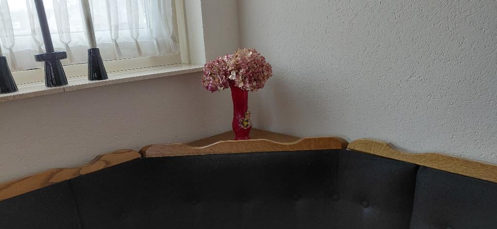 Oostenrijkse eiken zithoek, Huis en Inrichting, Ophalen, Zo goed als nieuw, Stof