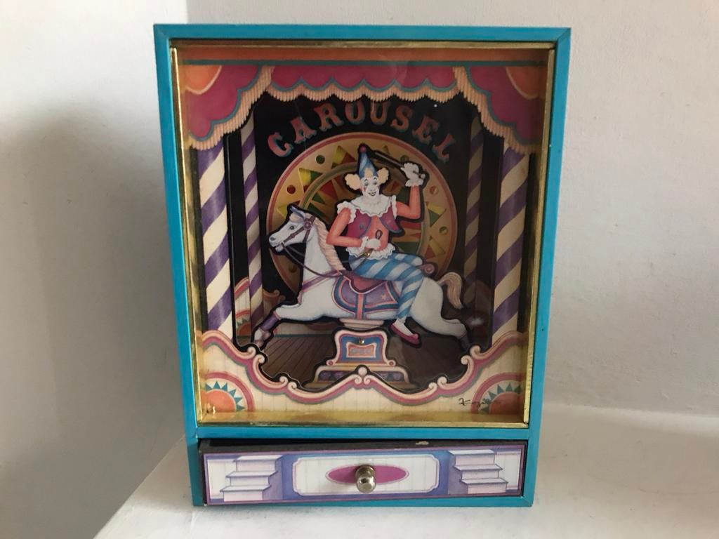 Speeldoosje Carousel Koji Murai 1993, Antiek en Kunst, Ophalen of Verzenden