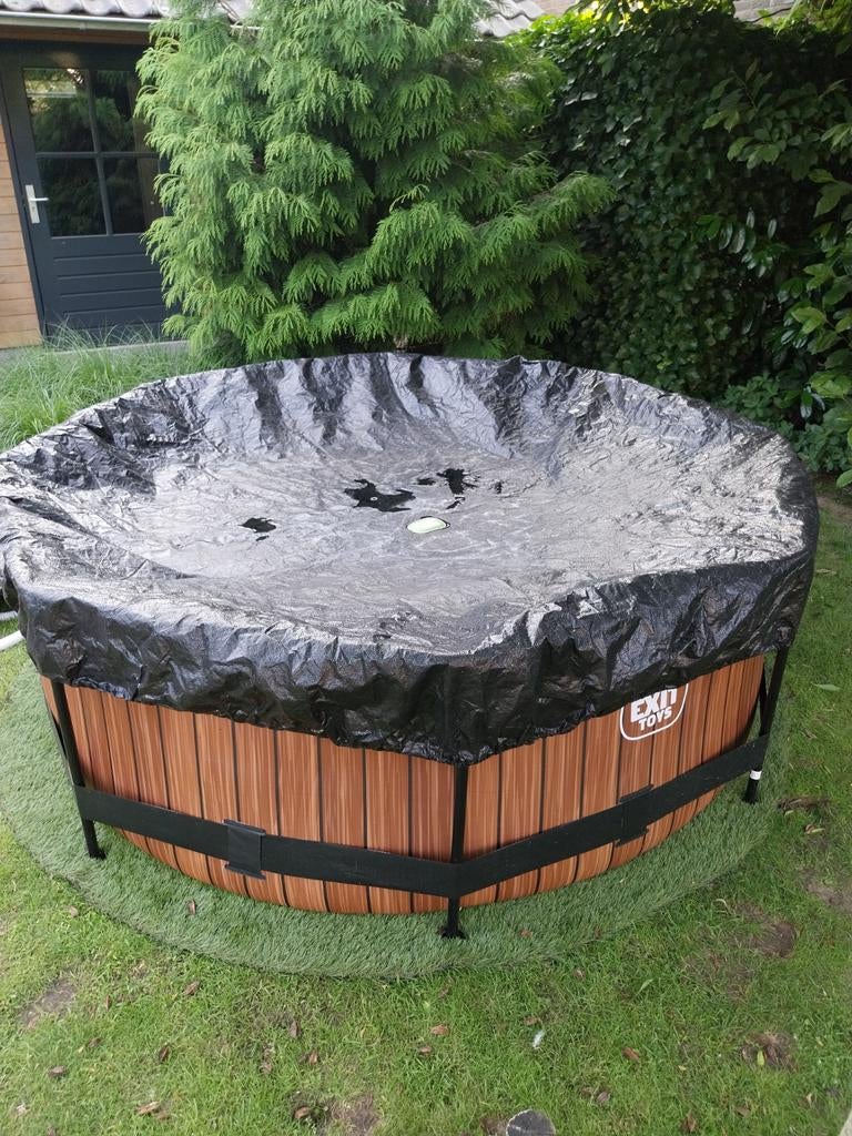 Exit Toys Zwembad met Afdekzeil, Ophalen, Gebruikt, Minder dan 80 cm, Rond