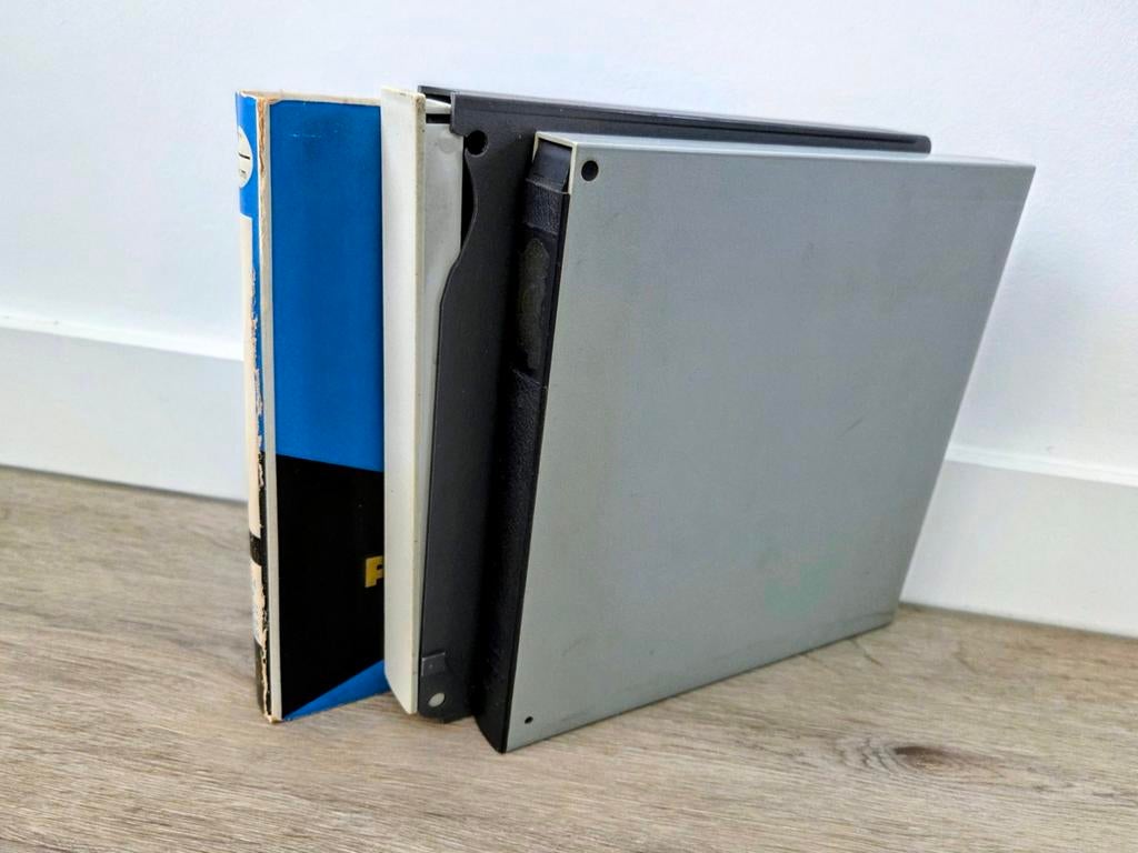 Te koop.3x reels met box 18 cm., Ophalen of Verzenden