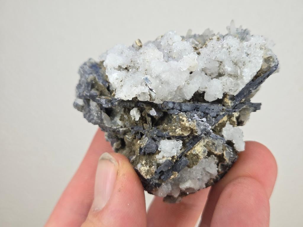 Galeniet met Calciet UV, Ophalen of Verzenden, Mineraal