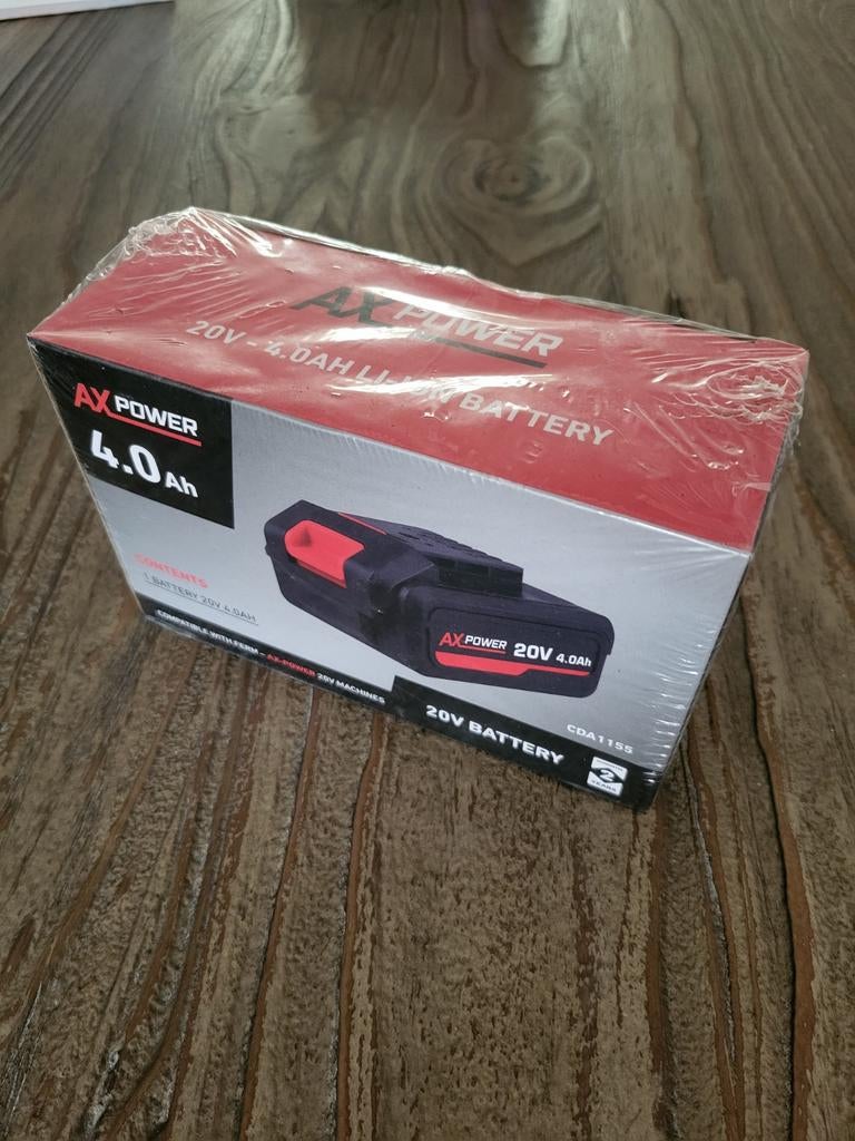 FERM - AX-POWER - CDA1155 - Accu - 20V - 4.0AH, Doe-het-zelf en Verbouw, Gereedschap | Machine-onderdelen en Toebehoren, Nieuw