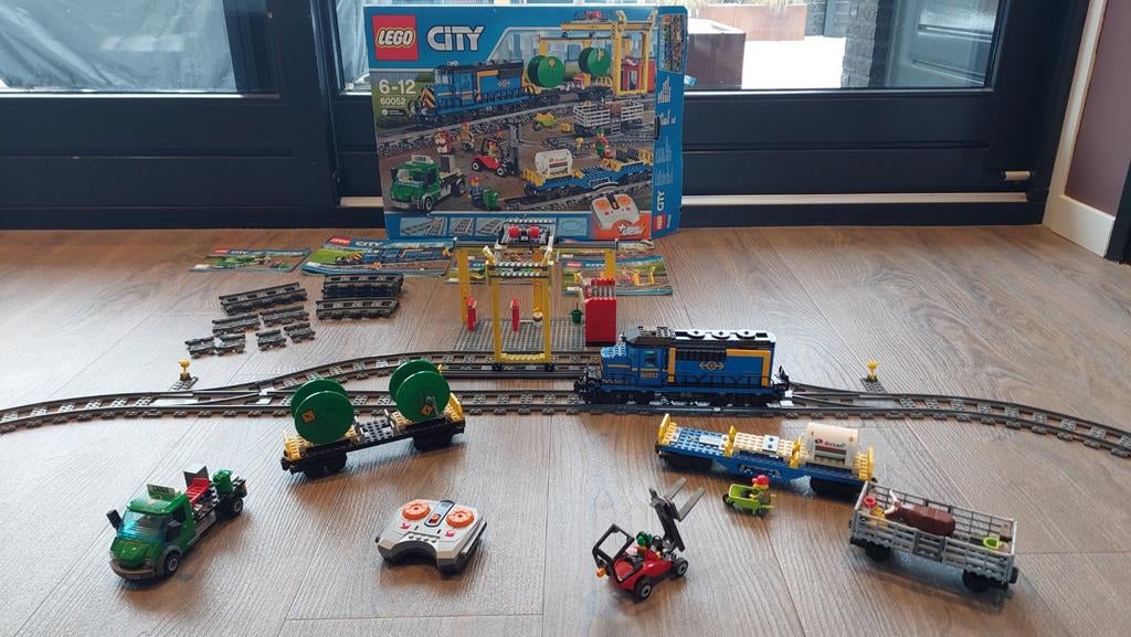 LEGO City 60052 Goederentrein - Complete Set, Kinderen en Baby's, Speelgoed | Duplo en Lego, Gebruikt, Lego, Complete set, Ophalen