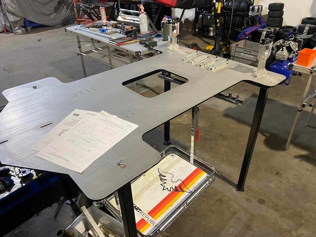 Kart richtbank RVS, Ophalen of Verzenden, Zo goed als nieuw, Kart