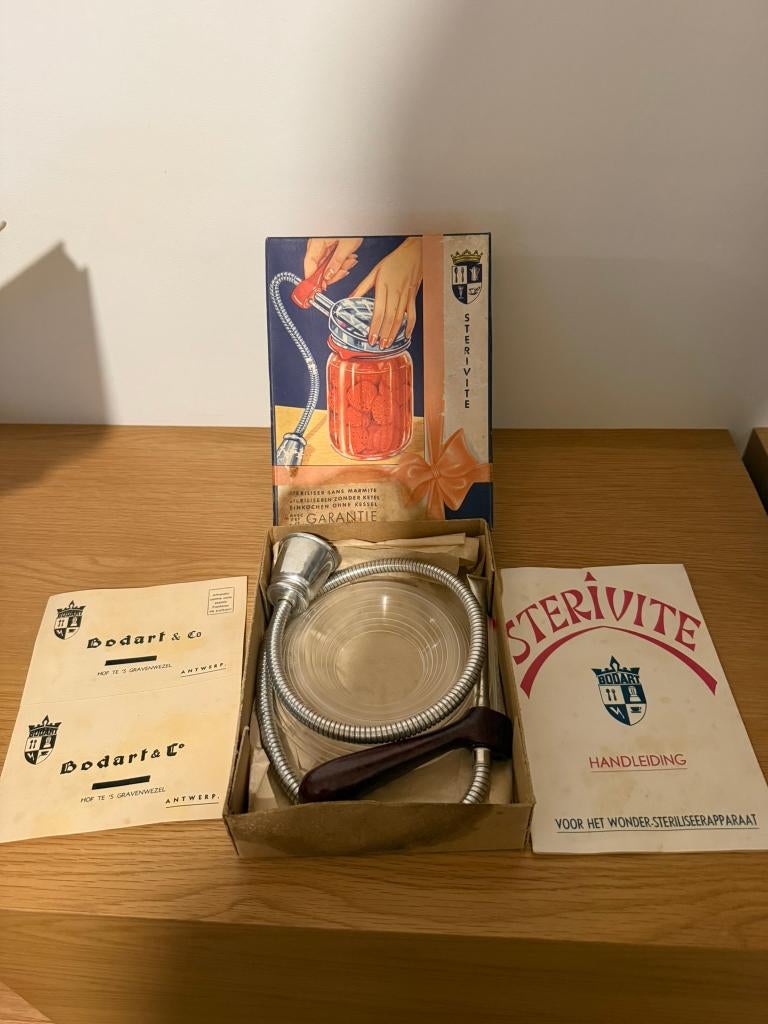 Sterivite steriliseren zonder ketel vintage, Antiek en Kunst, Ophalen of Verzenden