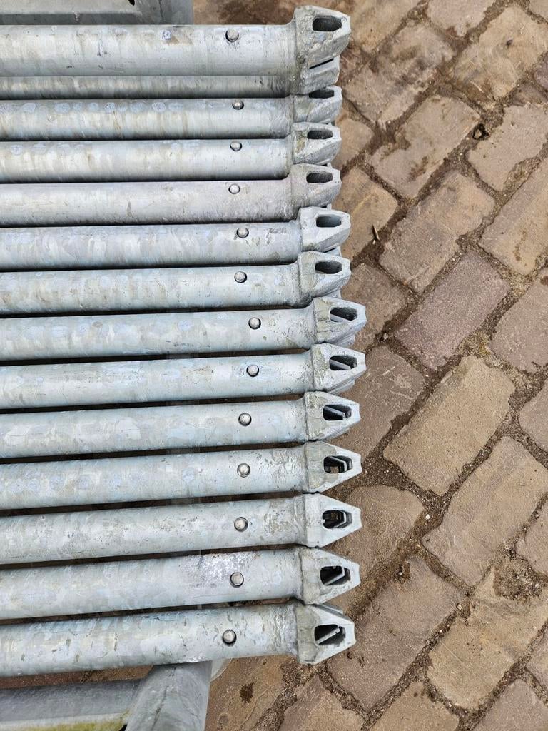 Layher allround verstelbare liggers 1,57 - 2,57, Ophalen, ., Zo goed als nieuw, Minder dan 2 meter