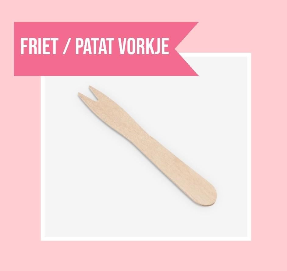 Friet / Patat vorkje, Ophalen of Verzenden, Nieuw