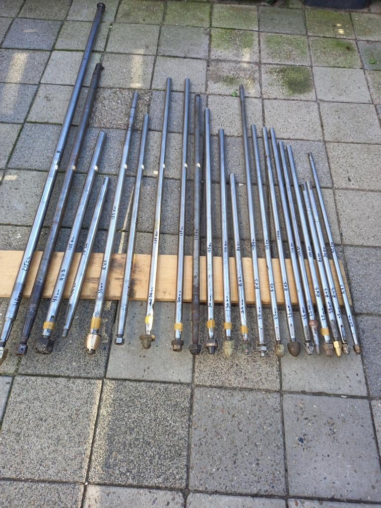 Schroefassen 20/25/25,4/30/32/35/38/40mm, Watersport en Boten, Ophalen, Lijn of Blok