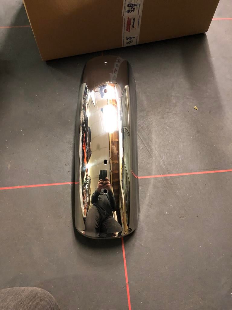 ZUNDAPP ACHTERSPATBORD 517 RVS HOOGGLANS GEPOLIJST, Fietsen en Brommers, Brommeronderdelen | Zundapp, Ophalen of Verzenden, Nieuw