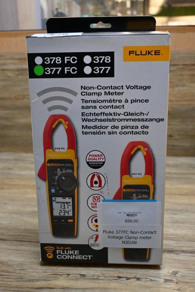 Fluke 377FC Non-Contact Voltage Clamp Meter, Ophalen of Verzenden, Nieuw, Overige meters