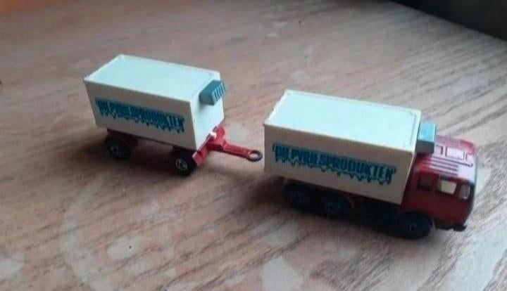 Efsi Mercedes Truck Trailer Fridge Diepvriesproducten, Verzamelen, Ophalen of Verzenden, Gebruikt