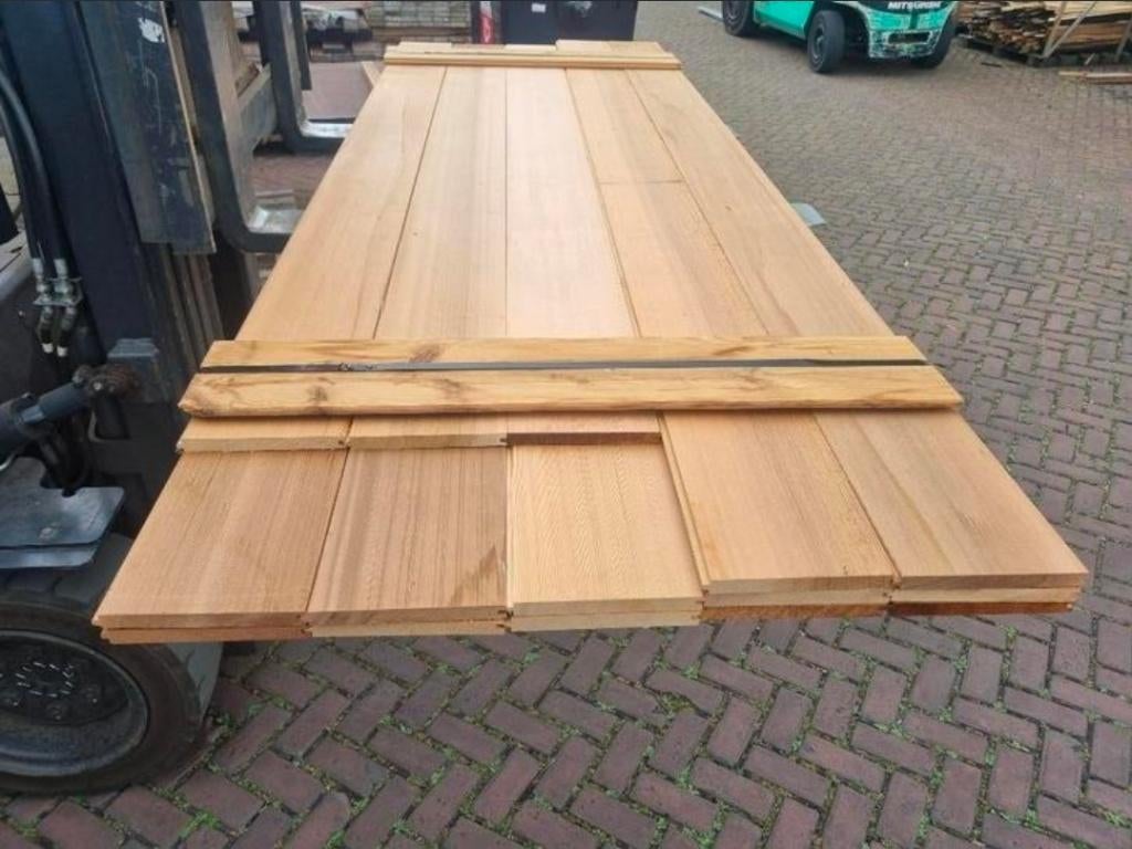 7.37 Red Cedar planken - veer en groef - nr: HP252, Ophalen, Nieuw, 250 cm of meer, Planken
