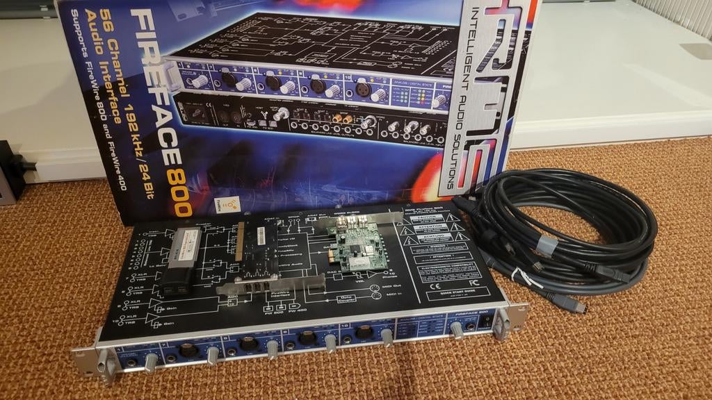 RME Fireface 800 Audio Interface - FireWire, Ophalen of Verzenden, Zo goed als nieuw