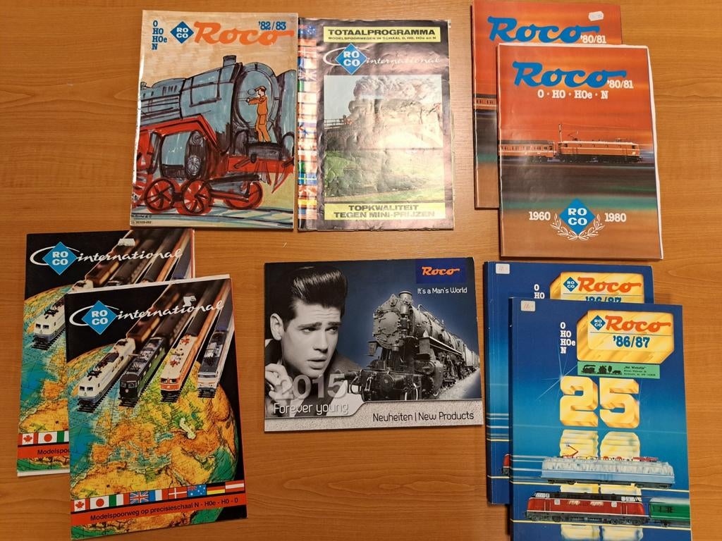 Roco Catalogi vanaf 1980, Hobby en Vrije tijd, Modeltreinen | H0, Ophalen