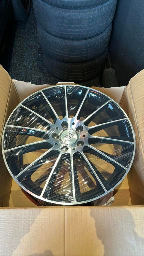 Mercedes c klasse velgen set 19” 5x112 8j, Velg(en), Nieuw, Ophalen, 19 inch