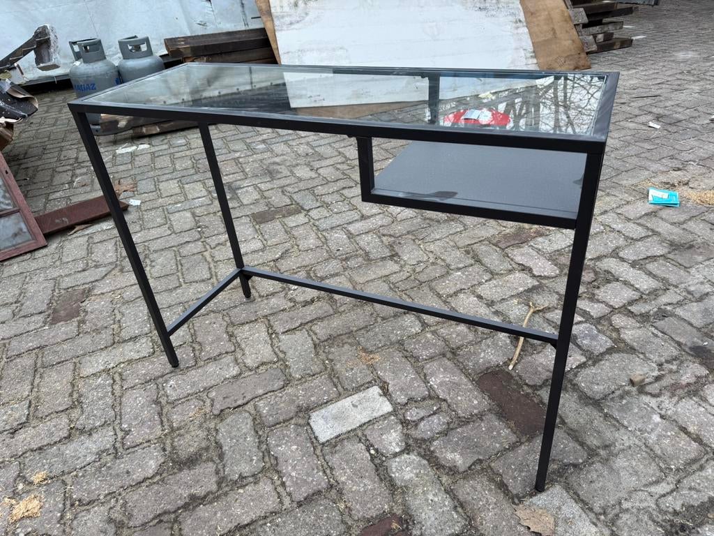 Sidetable wandtafel bureau Ikea VITTSJÖ, Ophalen, 100 tot 150 cm, Ikea, Zo goed als nieuw