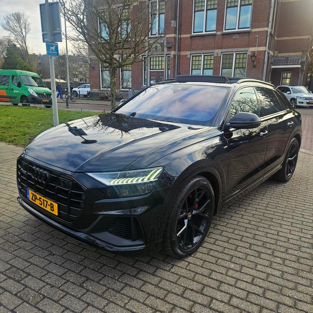 Audi Q8 50 TDI Quattro 330PK ABT TUNNING/DEALER ONDERHOUDEN, Auto's, Audi, Automaat, Zwart, Zwart, Diesel