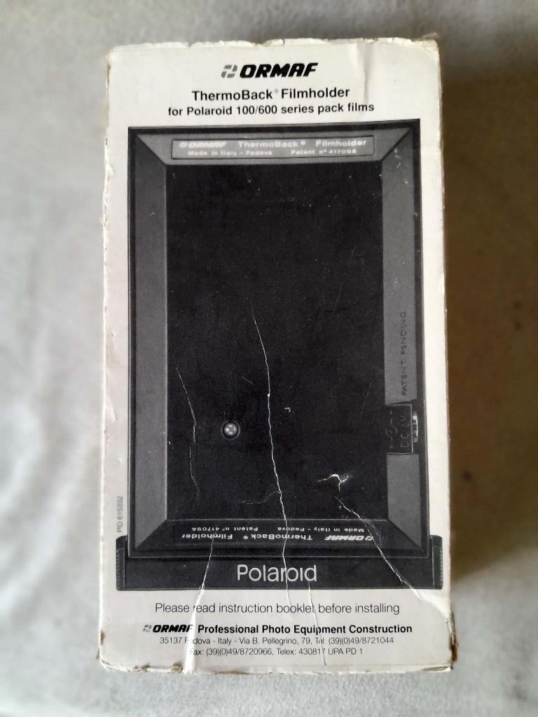 Ormaf Thermoback filmhouder t.b.v. Polaroid, Audio, Tv en Foto, Fotocamera's Analoog, Polaroid, Polaroid, Ophalen of Verzenden