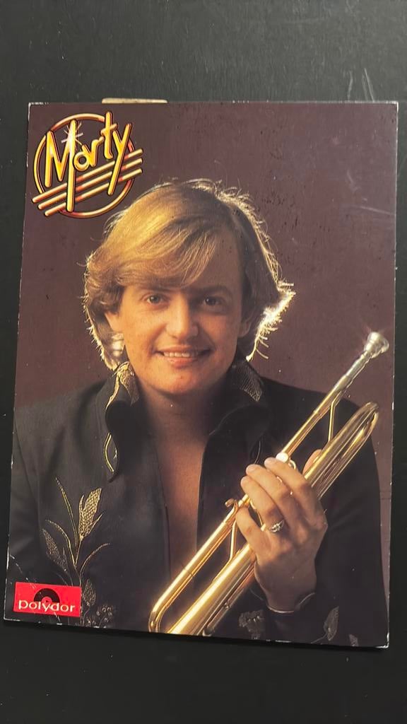 MARTY trompettist vroege fankaart (ook Frans Bauer), Verzamelen, Verzenden, 1960 tot 1980, Ongelopen, Sterren en Beroemdheden