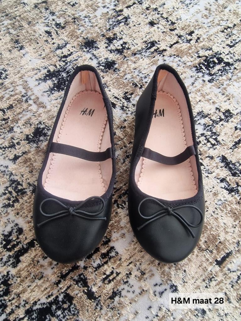 H&M Zwarte Ballerina's Maat 28, Schoentjes, Meisje, H&M, Nieuw