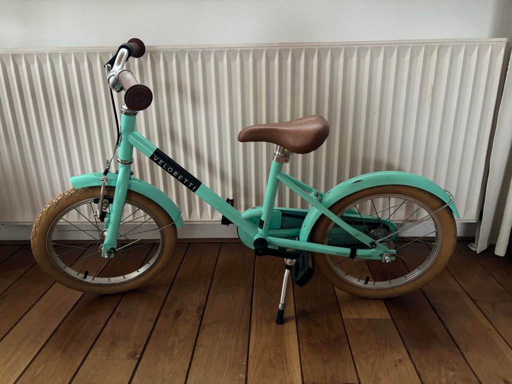 Leuke kinderfiets - Veloretti - 16 inch, Fietsen en Brommers, Fietsen | Meisjes, Gebruikt, 16 inch, Handrem, Ophalen