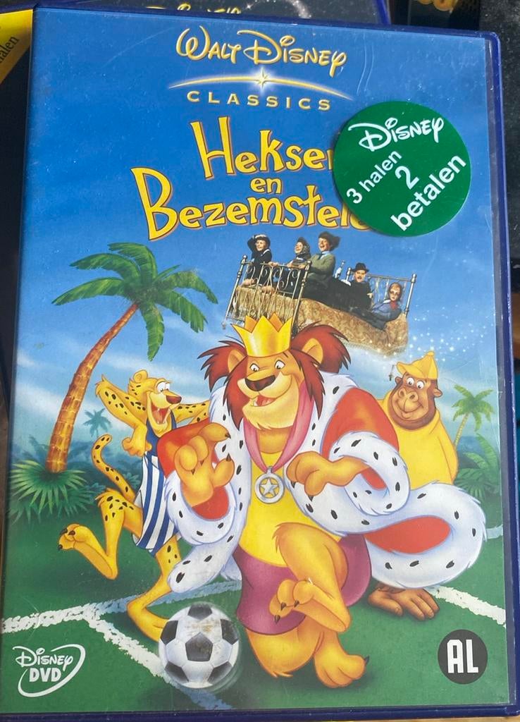 Disney dvd classic heksen en bezemsteel, Alle leeftijden, Ophalen of Verzenden, Zo goed als nieuw, Amerikaans