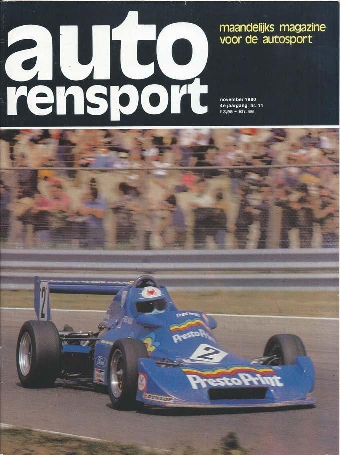 Autorensport 11 1980 : Ford Escort XR3 - Datsun Silvia, Ophalen of Verzenden, Gelezen, Algemeen