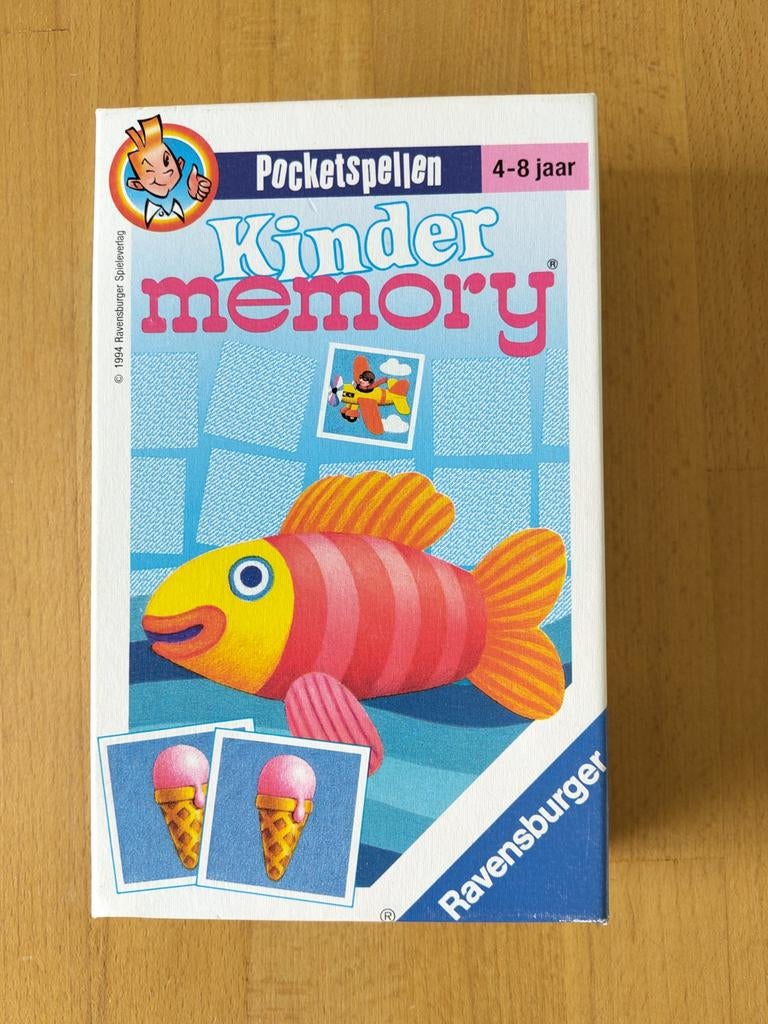 Ravensburger Kinder memory - Pocketspeel, Gebruikt, Ophalen of Verzenden, Ravensburger, Een of twee spelers