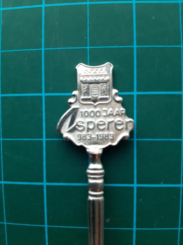 lepeltje, 1000 jaar Speren 983-1983 *Eemsdelta Groningen ?, Ophalen of Verzenden, Gebruikt