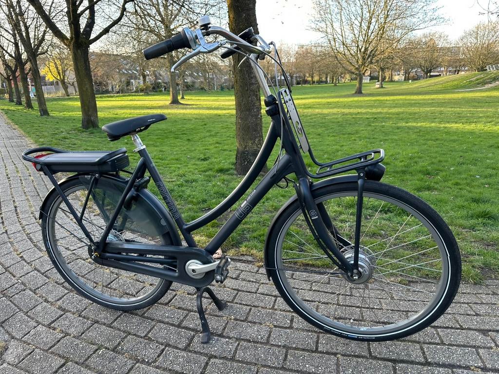 Prima rijdende Elektrische fiets Cortina U5 transportfiets, Sparta, Gebruikt, Ophalen of Verzenden, 55 tot 59 cm