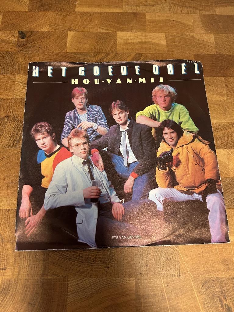 Het Goede Doel Hou van mij single, Cd's en Dvd's, Vinyl Singles, Ophalen of Verzenden, Gebruikt, Nederlandstalig, Single