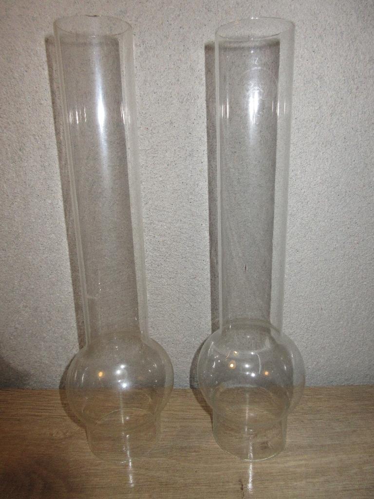 Glas voor olielamp buikglas, Antiek en Kunst, Antiek | Lampen, Ophalen of Verzenden