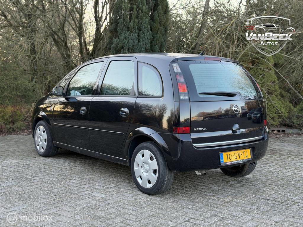 Opel Meriva 1.4-16V Business Nwe apk Airco, Voorwielaandrijving, Gebruikt, 4 cilinders, Zwart