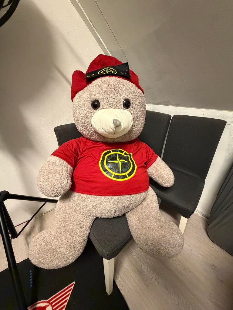 Stone Island Knuffelbeer - 1 Meter Hoog, Ophalen, Zo goed als nieuw, Beer