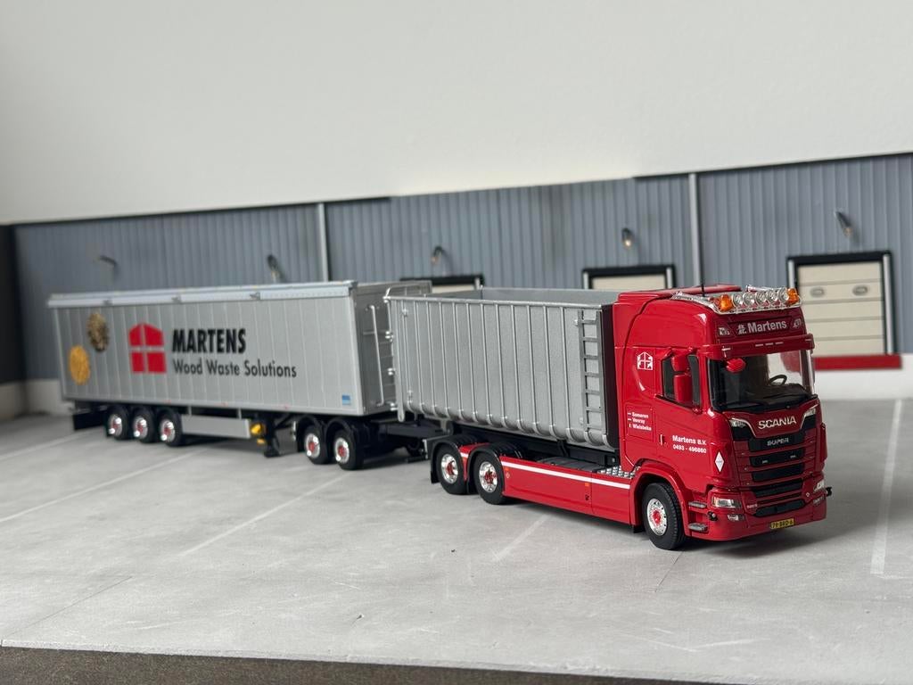 Tekno Martens Scania S haakarm LZV met Walking floor trailer, Ophalen, Nieuw, Bus of Vrachtwagen, Tekno
