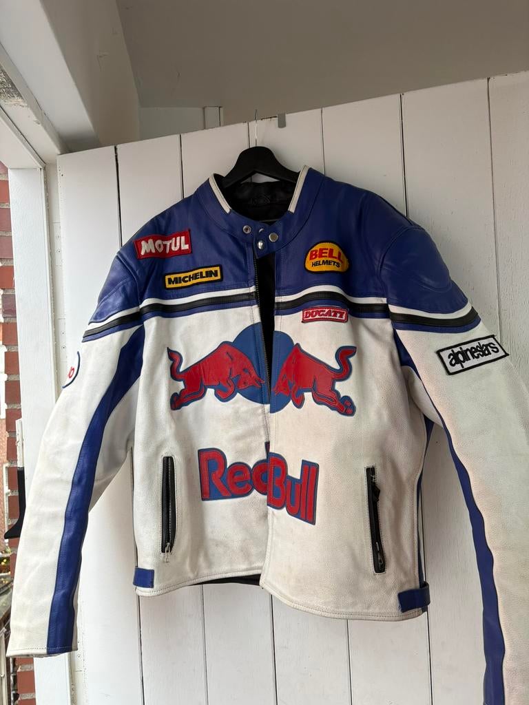 Red Bull Leren Jacket Vintage, Ophalen of Verzenden, Tweedehands, Jas | leer