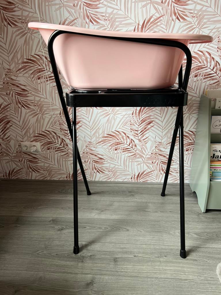 Baby badje incl standaard, badinzet en slang, Ophalen, Gebruikt, Badje, Prenatal