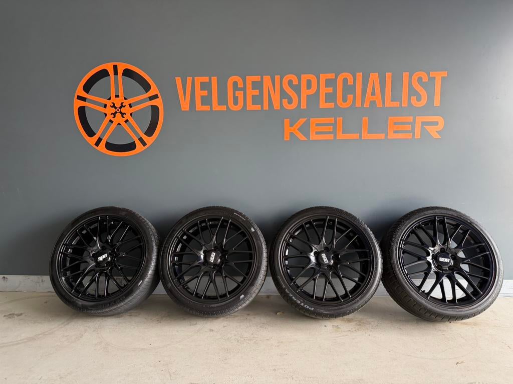 Audi A4 BBS Cs5 19 inch velgen origineel 5x112 zomerset, Ophalen of Verzenden, 19 inch, Zomerbanden, Banden en Velgen