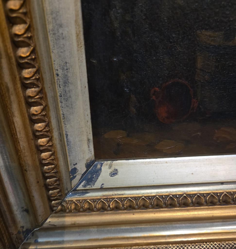 Antiek schilderij op paneel Henri van Os, Ophalen of Verzenden