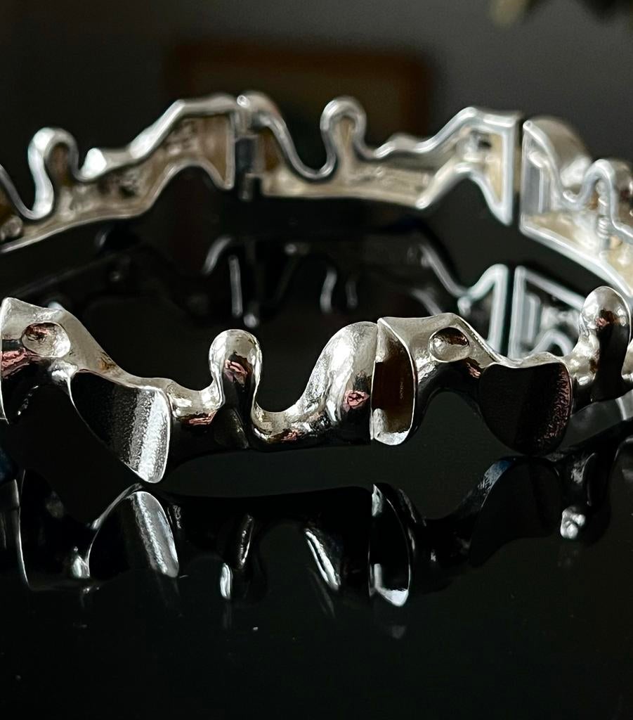 Lapponia zilveren armband, Ophalen of Verzenden, Zilver, Armband