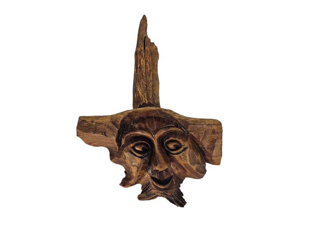 Volkskunst - 'Bergmens' - Oostenrijk/Tirol - 60's, Antiek en Kunst, Houtsnijwerk, Ophalen of Verzenden, Handgemaakt, 20 - 50 cm