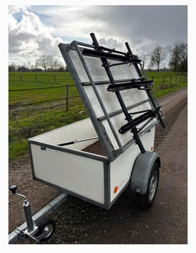 bagagewagen - bagage wagen - met fietsendrager - nette staat, Ophalen, Gebruikt